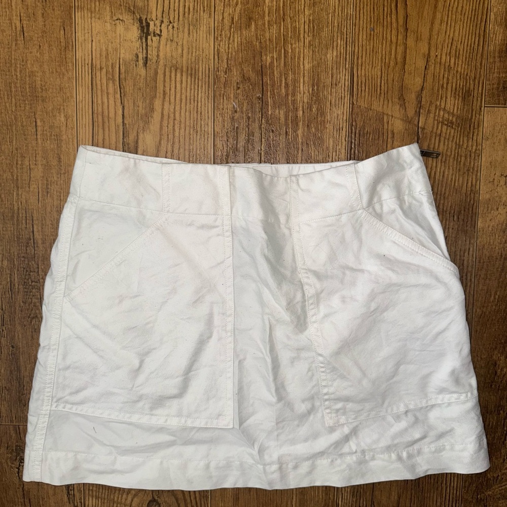 White Rag&Bone Mini Skirt with Pockets